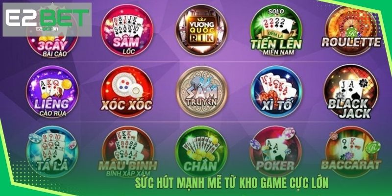 MG Slot Game E2BET | Khám Phá Thế Giới Slot Đỉnh Cao Đầy Bất Ngờ 3 Sức hút mạnh mẽ từ kho game cực lớn